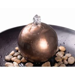 Modern Orb 35 1/2" Slate And Copper Bubbler Floor Fountain 12 Modern Orb 35 1/2" Slate And Copper Bubbler Floor Fountain -Golden Lighting Shop modern orb 35 and one half inch slate and copper bubbler floor fountain 66k61views3