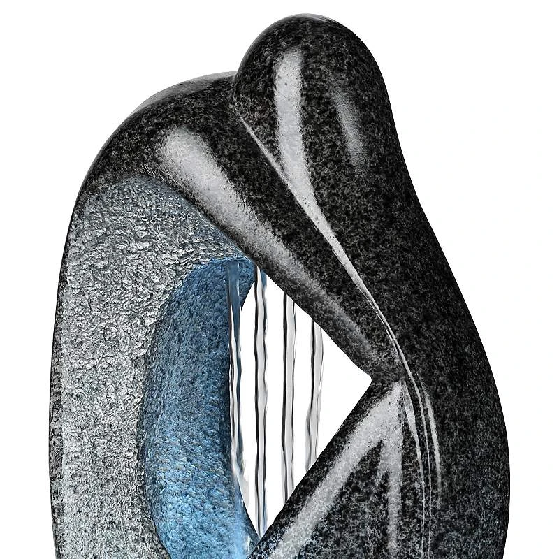 Modern Silhouette 10" High LED Tabletop Fountain 6 Modern Silhouette 10" High LED Tabletop Fountain - Image 4