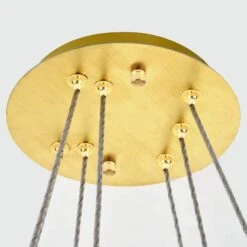 Monroe 23 1/2" Wide Gold And Crystal 2-Tier LED Chandelier 11 Monroe 23 1/2" Wide Gold And Crystal 2-Tier LED Chandelier -Golden Lighting Shop monroe 23 and one half inch wide gold and crystal 2 tier led chandelier 78k64views2