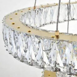 Monroe 23 1/2" Wide Gold And Crystal 2-Tier LED Chandelier 13 Monroe 23 1/2" Wide Gold And Crystal 2-Tier LED Chandelier -Golden Lighting Shop monroe 23 and one half inch wide gold and crystal 2 tier led chandelier 78k64views4
