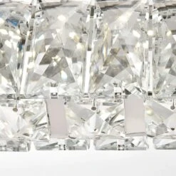 Monroe 38 3/4" Wide Crystal LED Kitchen Island Light Pendant -Golden Lighting Shop monroe 38 and three quarter inch wide crystal led kitchen island light pendant 66c99views4