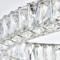 Monroe 48" Wide Chrome And Crystal 2-Tier Oval LED Chandelier 11 Monroe 48" Wide Chrome And Crystal 2-Tier Oval LED Chandelier -Golden Lighting Shop monroe 48 inch wide chrome and crystal 2 tier oval led chandelier 78k89views2