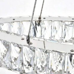 Monroe 48" Wide Chrome And Crystal 2-Tier Oval LED Chandelier 12 Monroe 48" Wide Chrome And Crystal 2-Tier Oval LED Chandelier -Golden Lighting Shop monroe 48 inch wide chrome and crystal 2 tier oval led chandelier 78k89views3