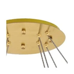 Monroe 48" Wide Gold And Crystal 2-Tier Oval LED Chandelier 13 Monroe 48" Wide Gold And Crystal 2-Tier Oval LED Chandelier -Golden Lighting Shop monroe 48 inch wide gold and crystal 2 tier oval led chandelier 78k97views4