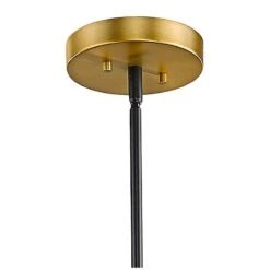 Neutra 56"W Matte Black Foundry Brass 7-Light Kitchen Island Pendant 10 Neutra 56"W Matte Black Foundry Brass 7-Light Kitchen Island Pendant -Golden Lighting Shop neutra 56 inchw matte black foundry brass 7 light kitchen island pendant 96f70views2