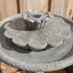 Nymph 25 1/2" High Weathered Stone Patio Bubbler Fountain -Golden Lighting Shop nymph 25 and one half inch high weathered stone patio bubbler fountain 78f08views1