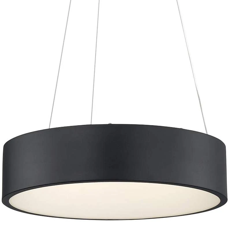 Orbit 17 3/4" Wide Black LED Pendant Light 4 Orbit 17 3/4" Wide Black LED Pendant Light - Image 2