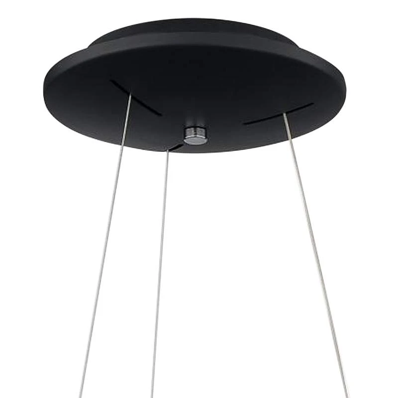 Orbit 17 3/4" Wide Black LED Pendant Light 5 Orbit 17 3/4" Wide Black LED Pendant Light - Image 3