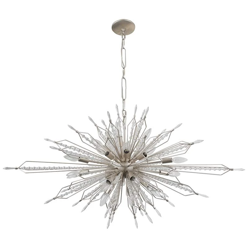 Orbital 48" Wide Gold Dust Oval Kitchen Island Light Pendant 5 Orbital 48" Wide Gold Dust Oval Kitchen Island Light Pendant - Image 3