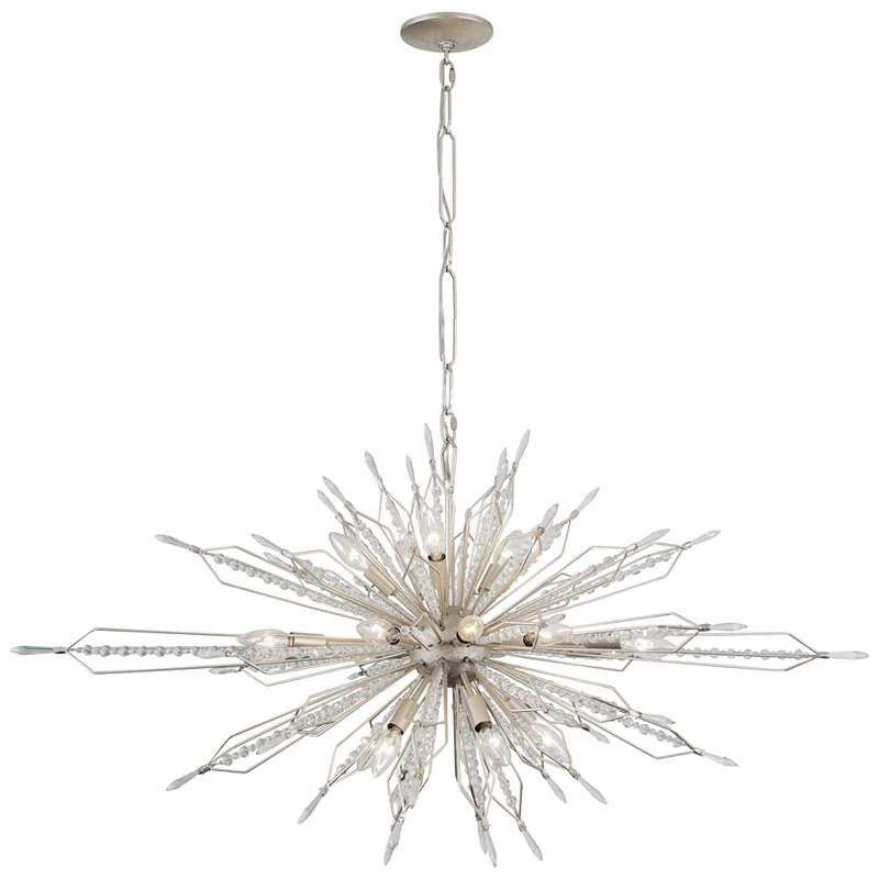 Orbital 48" Wide Gold Dust Oval Kitchen Island Light Pendant 8 Orbital 48" Wide Gold Dust Oval Kitchen Island Light Pendant - Image 6