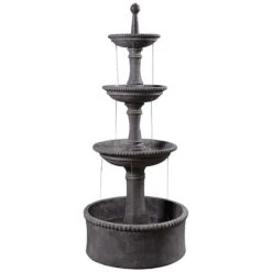 Palace 70" High Tiered Outdoor Courtyard Garden Fountain 9 Palace 70" High Tiered Outdoor Courtyard Garden Fountain -Golden Lighting Shop palace 70 inch high tiered outdoor courtyard garden fountain 66j03
