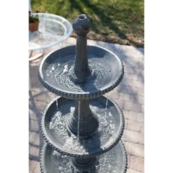 Palace 70" High Tiered Outdoor Courtyard Garden Fountain 13 Palace 70" High Tiered Outdoor Courtyard Garden Fountain -Golden Lighting Shop palace 70 inch high tiered outdoor courtyard garden fountain 66j03views4
