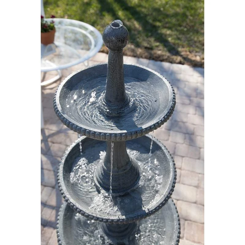 Palace 70" High Tiered Outdoor Courtyard Garden Fountain 8 Palace 70" High Tiered Outdoor Courtyard Garden Fountain - Image 6
