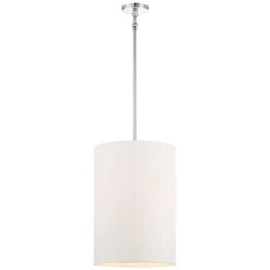 Palmetto 14 1/2" Wide Polished Nickel 4-Light Pendant Light
