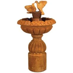 Paloma Cascada 54" High Pedestal Fountain By Henri Studio -Golden Lighting Shop paloma cascada 54 inch high pedestal fountain by henri studio 93086