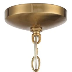 Persephone 24" Wide Warm Antique Brass Drum Pendant Light -Golden Lighting Shop persephone 24 inch wide warm antique brass drum pendant light 95r53views3
