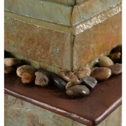 Pilaster Post 33" High Slate Indoor-Outdoor Bubbler Fountain -Golden Lighting Shop pilaster post 33 inch high slate indoor outdoor bubbler fountain 66k62views2