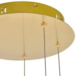 Polaris 12" Wide Gold And Crystal LED Multi Light Pendant -Golden Lighting Shop polaris 12 inch wide gold and crystal led multi light pendant 77j11views4