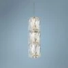 Polaris 6" Wide Chrome And Crystal LED Mini Pendant Light -Golden Lighting Shop polaris 6 inch wide chrome and crystal led mini pendant light 66c97cropped