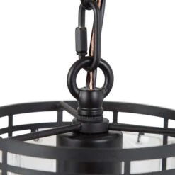 Polia 5 1/2" Wide Black Metal Mini Pendant -Golden Lighting Shop polia 5 and one half inch wide black metal mini pendant 649p5views2