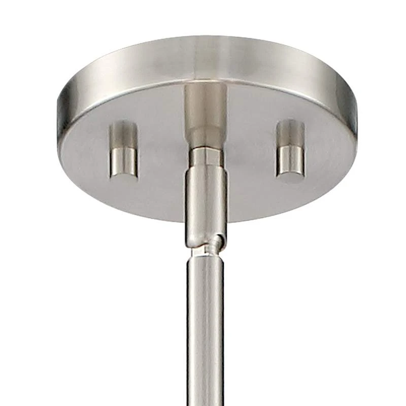 Possini Euro Adriana 24" Wide Brushed Nickel 4-Light Pendant Light 6 Possini Euro Adriana 24" Wide Brushed Nickel 4-Light Pendant Light - Image 4