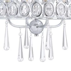 Possini Euro Almyra 19" Wide Modern Chrome And Crystal Pendant Light 10 Possini Euro Almyra 19" Wide Modern Chrome And Crystal Pendant Light -Golden Lighting Shop possini euro almyra 19 inch wide modern chrome and crystal pendant light 39p68views1