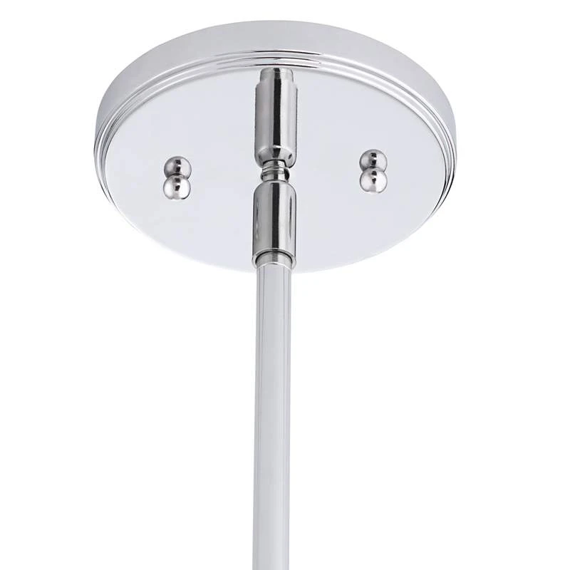 Possini Euro Almyra 19" Wide Modern Chrome And Crystal Pendant Light 6 Possini Euro Almyra 19" Wide Modern Chrome And Crystal Pendant Light - Image 4