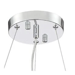 Possini Euro Alyssa 23 1/2" Wide Chrome And Crystal LED Pendant Light -Golden Lighting Shop possini euro alyssa 23 and one half inch wide chrome and crystal led pendant light 64r72views2