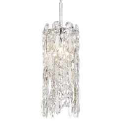 Possini Euro Alyssa 4" Wide Chrome And Crystal LED Mini Pendant Light -Golden Lighting Shop possini euro alyssa 4 inch wide chrome and crystal led mini pendant light 64r73views1