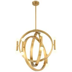 Possini Euro Aura 25 1/4" Wide Warm Gold 12-Light Orb Chandelier -Golden Lighting Shop possini euro aura 25 and one quarter inch wide warm gold 12 light orb chandelier 285h1views4