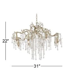 Possini Euro Branches 31" Wide Silver Champagne Chandelier -Golden Lighting Shop possini euro branches 31 inch wide silver champagne chandelier v8455views5