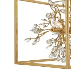 Possini Euro Carrine 38 1/2" Wide Gold Crystal 8-Light Island Pendant -Golden Lighting Shop possini euro carrine 38 and one half inch wide gold crystal 8 light island pendant 653n1views1