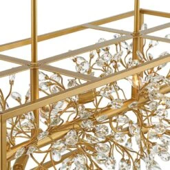 Possini Euro Carrine 38 1/2" Wide Gold Crystal 8-Light Island Pendant -Golden Lighting Shop possini euro carrine 38 and one half inch wide gold crystal 8 light island pendant 653n1views3