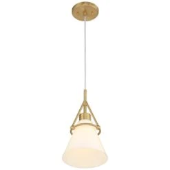 Possini Euro Casmere 7 1/2" Wide Modern Gold Cone Mini Pendant 13 Possini Euro Casmere 7 1/2" Wide Modern Gold Cone Mini Pendant -Golden Lighting Shop possini euro casmere 7 and one half inch wide modern gold cone mini pendant 96y45views4
