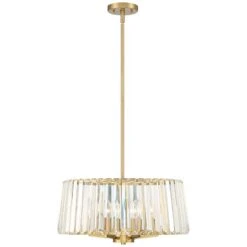 Possini Euro Crawford 19 3/4" Wide Soft Gold And Crystal Pendant Light -Golden Lighting Shop possini euro crawford 19 and three quarter inch wide soft gold and crystal pendant light 846y1views4