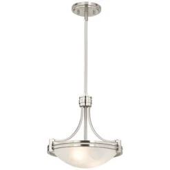 Possini Euro Deco 12 1/2" Wide Brushed Nickel 2-Light Pendant 11 Possini Euro Deco 12 1/2" Wide Brushed Nickel 2-Light Pendant -Golden Lighting Shop possini euro deco 12 and one half inch wide brushed nickel 2 light pendant 6g811