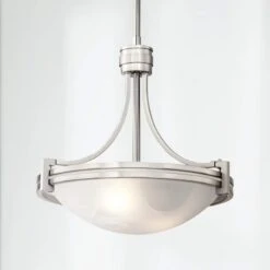 Possini Euro Deco 12 1/2" Wide Brushed Nickel 2-Light Pendant 10 Possini Euro Deco 12 1/2" Wide Brushed Nickel 2-Light Pendant -Golden Lighting Shop possini euro deco 12 and one half inch wide brushed nickel 2 light pendant 6g811cropped