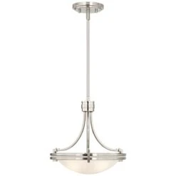 Possini Euro Deco 12 1/2" Wide Brushed Nickel 2-Light Pendant 14 Possini Euro Deco 12 1/2" Wide Brushed Nickel 2-Light Pendant -Golden Lighting Shop possini euro deco 12 and one half inch wide brushed nickel 2 light pendant 6g811views3