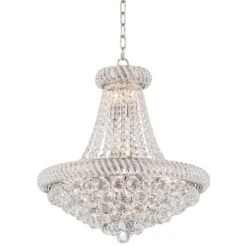 Possini Euro Diana 20" Wide Nickel Crystal Chandelier 9 Possini Euro Diana 20" Wide Nickel Crystal Chandelier -Golden Lighting Shop possini euro diana 20 inch wide nickel crystal chandelier 378m2