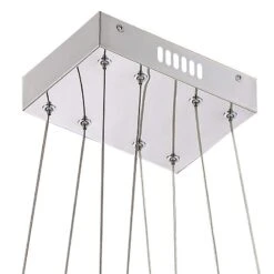 Possini Euro Glenna 23 3/4" Wide Chrome 2-Ring LED Pendant Light -Golden Lighting Shop possini euro glenna 23 and three quarter inch wide chrome 2 ring led pendant light 64x10views2