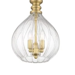 Possini Euro Houten 11 1/2" Wide Soft Gold 3-Light Glass Mini Pendant 11 Possini Euro Houten 11 1/2" Wide Soft Gold 3-Light Glass Mini Pendant -Golden Lighting Shop possini euro houten 11 and one half inch wide soft gold 3 light glass mini pendant 755r0views1