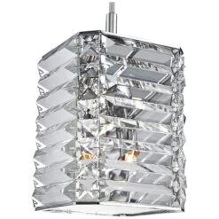 Possini Euro Lenke Chrome 6" Wide Modern Crystal Mini Pendant 10 Possini Euro Lenke Chrome 6" Wide Modern Crystal Mini Pendant -Golden Lighting Shop possini euro lenke chrome 6 inch wide modern crystal mini pendant 7c581views1