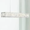 Possini Euro Sera 33 1/2" Chrome Crystal Kitchen Island Light Pendant
