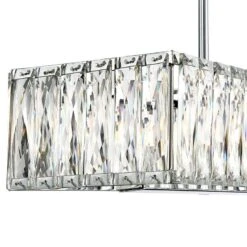 Possini Euro Sera 33 1/2" Chrome Crystal Kitchen Island Light Pendant -Golden Lighting Shop possini euro sera 33 and one half inch chrome crystal kitchen island light pendant 53x10views1