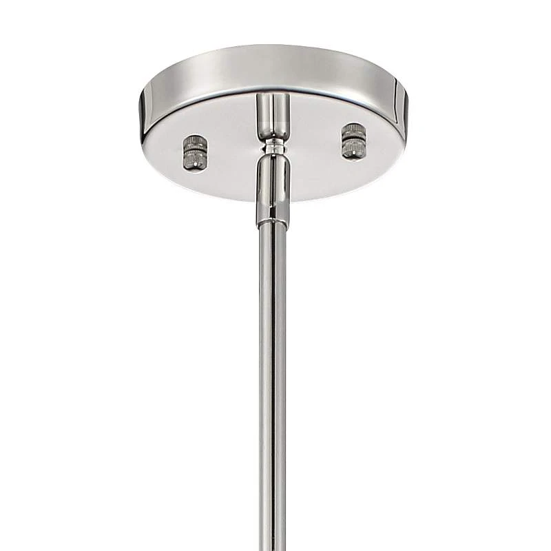 Possini Euro Smart 20" Wide Nickel And Crystal Modern Pendant Light 6 Possini Euro Smart 20" Wide Nickel And Crystal Modern Pendant Light - Image 4