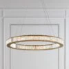 Possini Euro Vesta 35 1/2" Wide Gold Crystal LED Pendant Chandelier -Golden Lighting Shop possini euro vesta 35 and one half inch wide gold crystal led pendant chandelier 82h80cropped