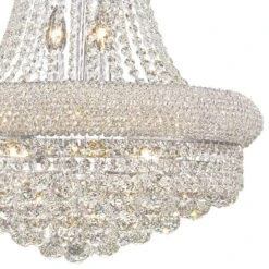 Primo 20" Wide Chrome Crystal Chandelier -Golden Lighting Shop primo 20 inch wide chrome crystal chandelier 1k024views2