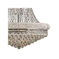 Primo 30" Wide Chrome And Clear Crystal Chandelier -Golden Lighting Shop primo 30 inch wide chrome and clear crystal chandelier 8h673views1