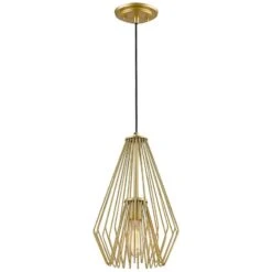 Quintus 9 1/4" Wide Metallic Gold Mini Pendant Light -Golden Lighting Shop quintus 9 and one quarter inch wide metallic gold mini pendant light 95v58