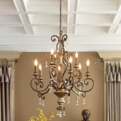 Quoizel 32" Wide Marquette Two Tier Traditional Chandelier